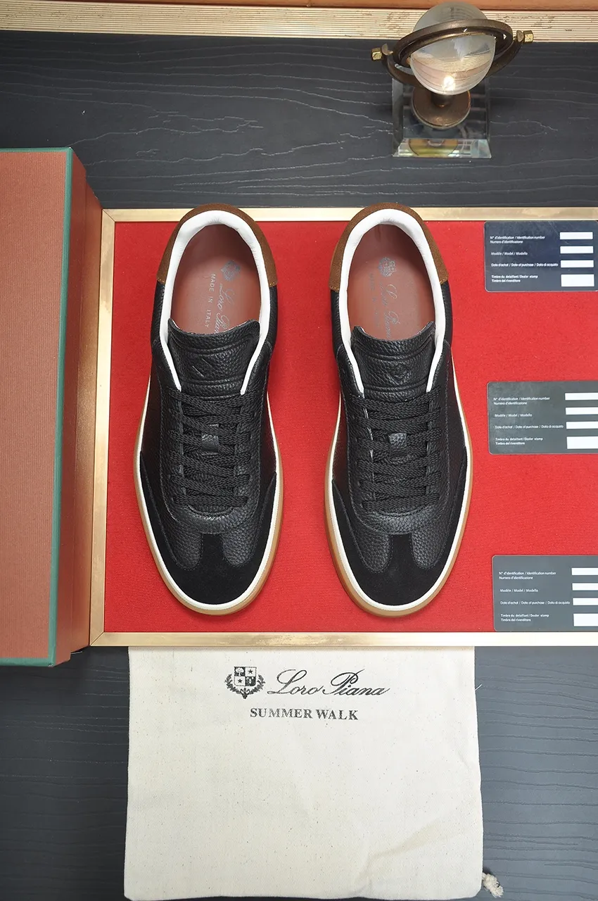 Men's men's shoes 💰540💶【𝐥𝐨𝐫𝐨 𝐏𝐢𝐚𝐧𝐚】lp classic loafers, an Italian treasure brand, the only brand that can match Hermès! Only after wearing it do we realize that we cannot let down our feet. The upper is imported cashmere, the lining of water-dyed cowhide ➕ the cowhide feet, the official original glass rubber outsole, and the pendant. Exclusive original packaging (tag ➕ brand paper ➕ outer box ➕ hand bag) code number: 38-45